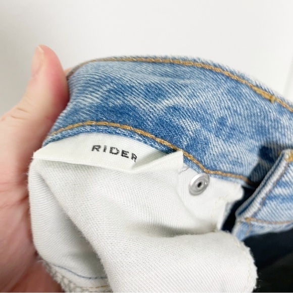 SLVRLAKE Rider Cargo Distressed Straight Jeans in Broken Heart Size 26 Cotton - Picture 8 of 8